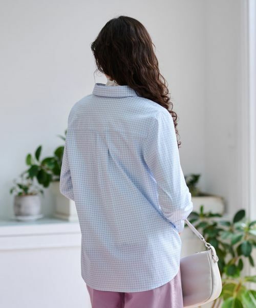 CARA O CRUZ / キャラ・オ・クルス シャツ・ブラウス | 洗える 幾何学柄プリントシャツ【MATCH POINT】 | 詳細6