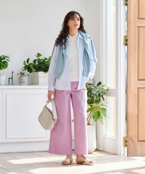 CARA O CRUZ / キャラ・オ・クルス シャツ・ブラウス | 洗える 幾何学柄プリントシャツ【MATCH POINT】 | 詳細8