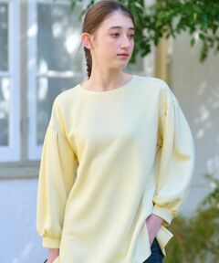 CARA O CRUZ / キャラ・オ・クルス 洗える ロゴトレーナー 洗える ロゴトレーナー | CARA O CRUZ (Women)/キャラ・オ
