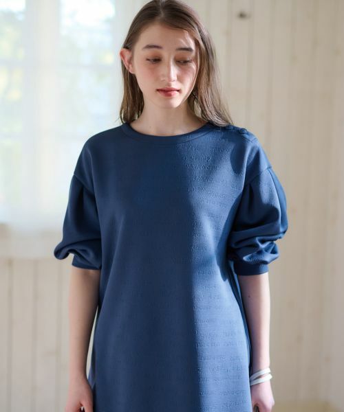 CARA O CRUZ / キャラ・オ・クルス スウェット | 洗える ロゴジャカードのプルオーバー【産地ナブル】 | 詳細11