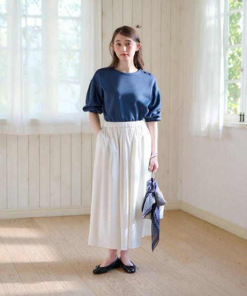 CARA O CRUZ / キャラ・オ・クルス スウェット | 洗える ロゴジャカードのプルオーバー【産地ナブル】 | 詳細23