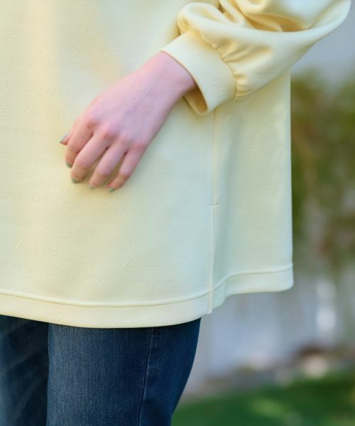 CARA O CRUZ / キャラ・オ・クルス スウェット | 洗える ロゴジャカードのプルオーバー【産地ナブル】 | 詳細27