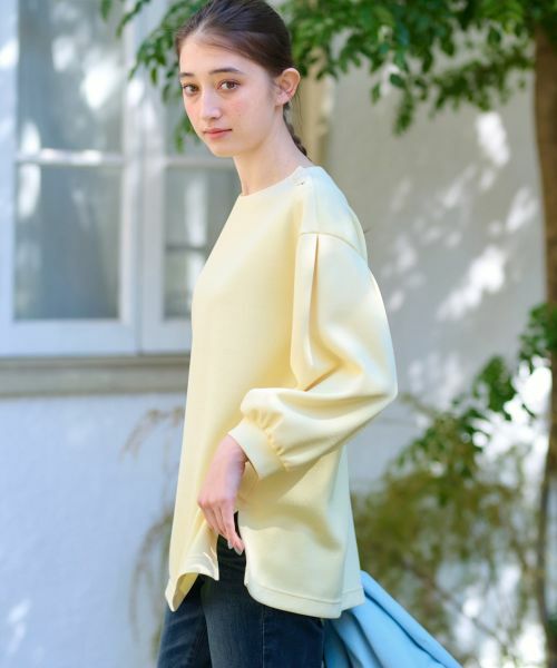 CARA O CRUZ / キャラ・オ・クルス スウェット | 洗える ロゴジャカードのプルオーバー【産地ナブル】 | 詳細3