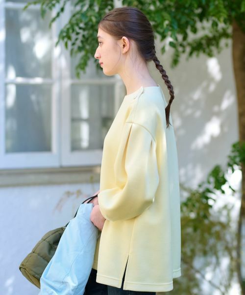 CARA O CRUZ / キャラ・オ・クルス スウェット | 洗える ロゴジャカードのプルオーバー【産地ナブル】 | 詳細5