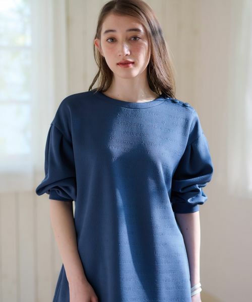 CARA O CRUZ / キャラ・オ・クルス スウェット | 洗える ロゴジャカードのプルオーバー【産地ナブル】 | 詳細9