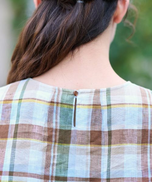 CARA O CRUZ / キャラ・オ・クルス シャツ・ブラウス | チェック柄ブラウス【SOMELOS】【35th】 | 詳細11