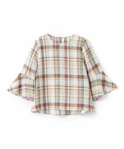 CARA O CRUZ / キャラ・オ・クルス シャツ・ブラウス | チェック柄ブラウス【SOMELOS】【35th】 | 詳細14