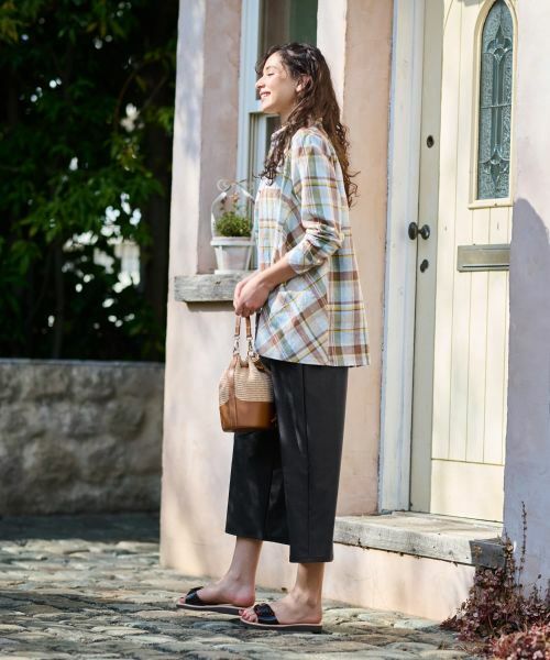 CARA O CRUZ / キャラ・オ・クルス シャツ・ブラウス | マドラスチェックシャツ【SOMELOS】【35th】 | 詳細10