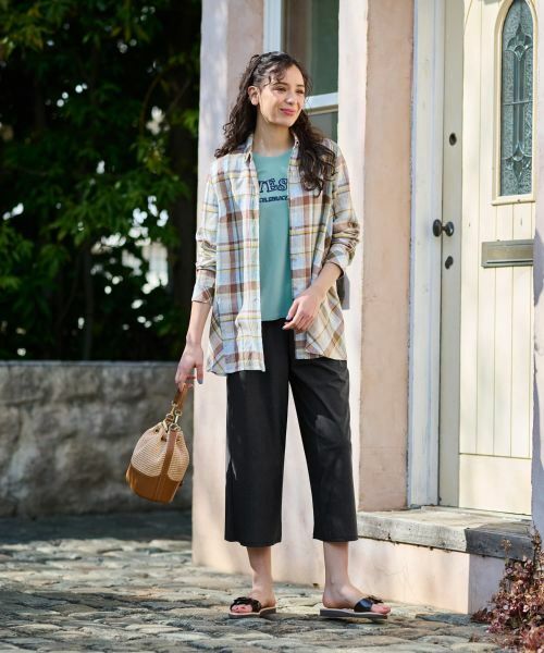 CARA O CRUZ / キャラ・オ・クルス シャツ・ブラウス | マドラスチェックシャツ【SOMELOS】【35th】 | 詳細7