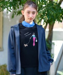 CARA O CRUZ / キャラ・オ・クルス その他アウター | 洗える ロゴジャカードのフーデッドジャケット【産地ナブル】