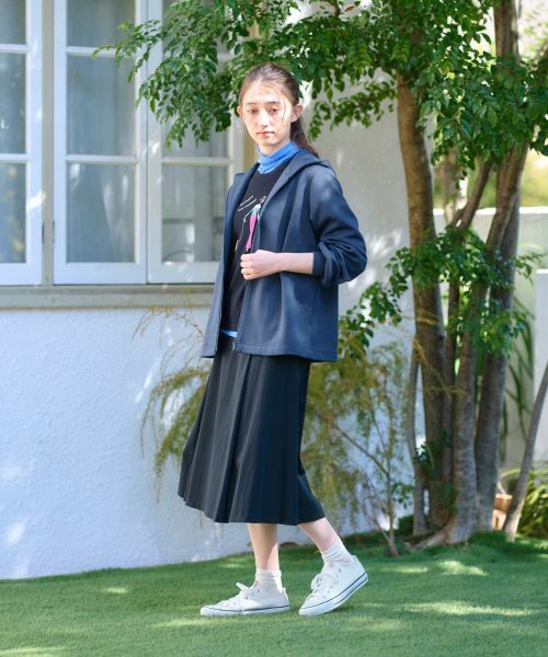 CARA O CRUZ / キャラ・オ・クルス その他アウター | 洗える ロゴジャカードのフーデッドジャケット【産地ナブル】 | 詳細17