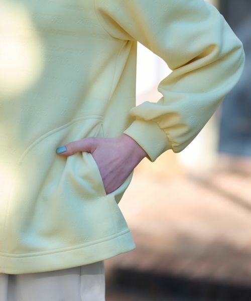 CARA O CRUZ / キャラ・オ・クルス その他アウター | 洗える ロゴジャカードのフーデッドジャケット【産地ナブル】 | 詳細21