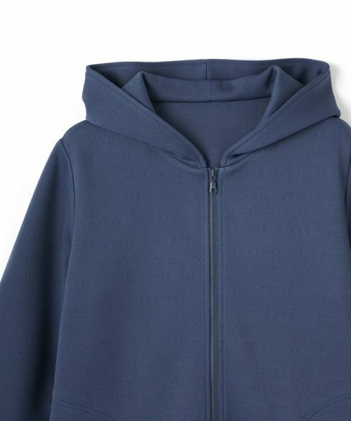 CARA O CRUZ / キャラ・オ・クルス その他アウター | 洗える ロゴジャカードのフーデッドジャケット【産地ナブル】 | 詳細26