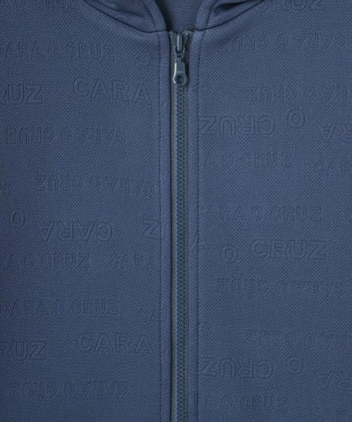 CARA O CRUZ / キャラ・オ・クルス その他アウター | 洗える ロゴジャカードのフーデッドジャケット【産地ナブル】 | 詳細27