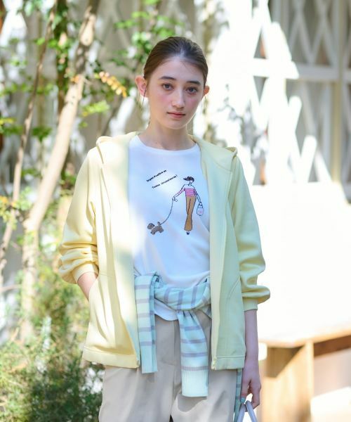 CARA O CRUZ / キャラ・オ・クルス その他アウター | 洗える ロゴジャカードのフーデッドジャケット【産地ナブル】 | 詳細4