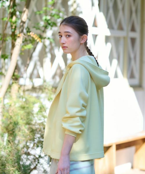 CARA O CRUZ / キャラ・オ・クルス その他アウター | 洗える ロゴジャカードのフーデッドジャケット【産地ナブル】 | 詳細7