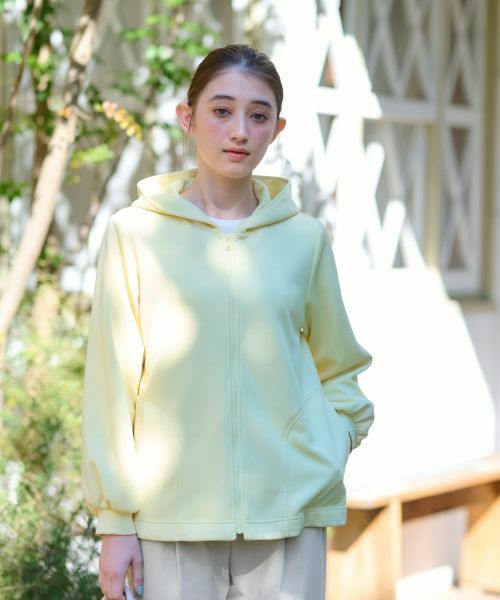 CARA O CRUZ / キャラ・オ・クルス その他アウター | 洗える ロゴジャカードのフーデッドジャケット【産地ナブル】 | 詳細9