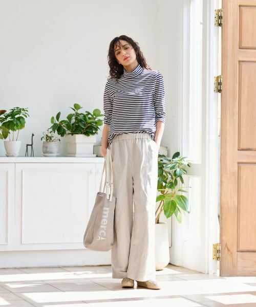 CARA O CRUZ / キャラ・オ・クルス カットソー | ボーダーハイネックカットソー | 詳細19