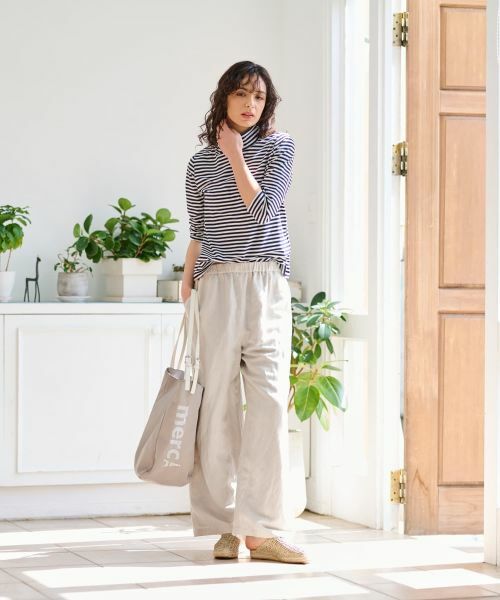 CARA O CRUZ / キャラ・オ・クルス カットソー | ボーダーハイネックカットソー | 詳細21