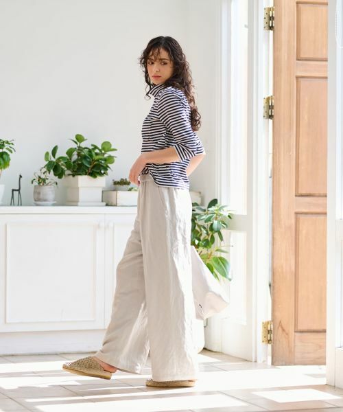 CARA O CRUZ / キャラ・オ・クルス カットソー | ボーダーハイネックカットソー | 詳細22