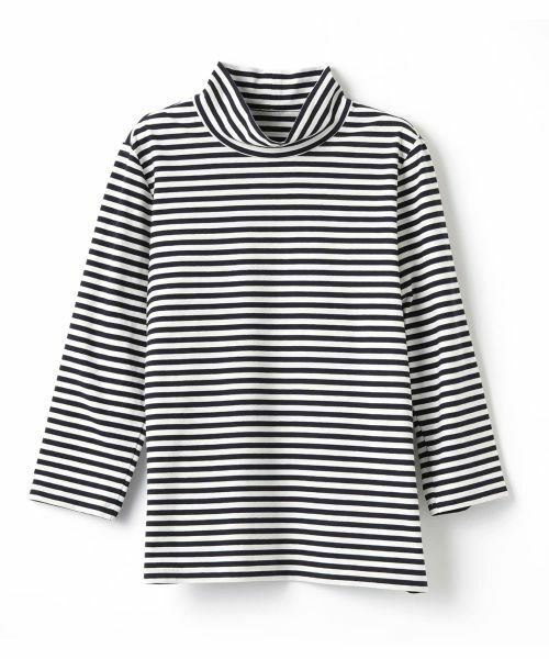 CARA O CRUZ / キャラ・オ・クルス カットソー | ボーダーハイネックカットソー | 詳細27