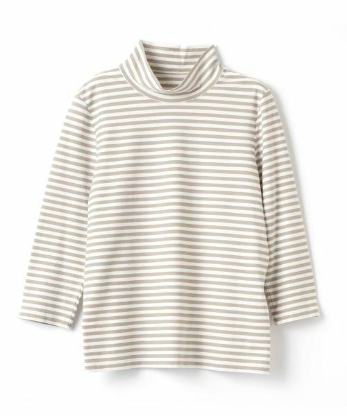 CARA O CRUZ / キャラ・オ・クルス カットソー | ボーダーハイネックカットソー | 詳細28