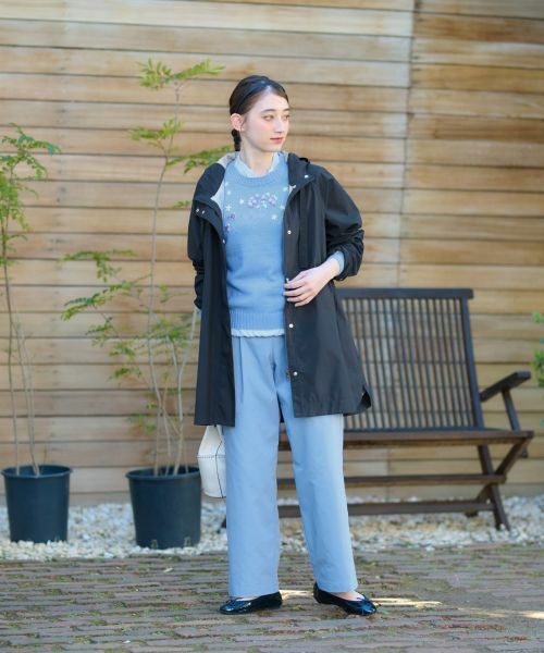 CARA O CRUZ / キャラ・オ・クルス ニット・セーター | 洗える 花刺繍ニット | 詳細11