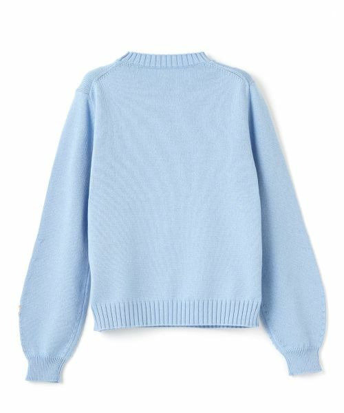 CARA O CRUZ / キャラ・オ・クルス ニット・セーター | 洗える 花刺繍ニット | 詳細22