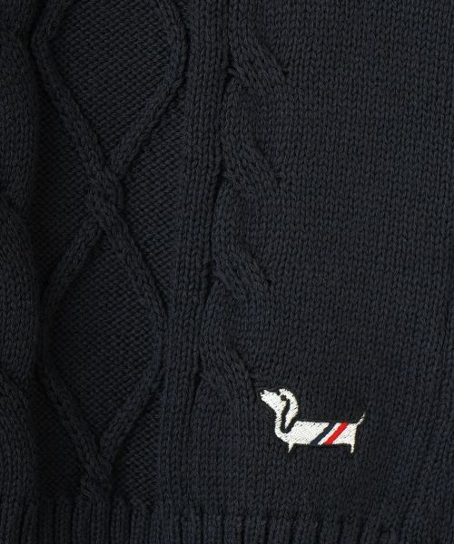 CARA O CRUZ / キャラ・オ・クルス テーラードジャケット | 洗える アランニットベスト | 詳細24