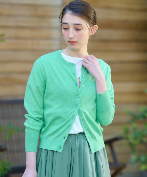 CARA O CRUZ / キャラ・オ・クルス カーディガン・ボレロ | 洗える カラーカーディガン | 詳細2