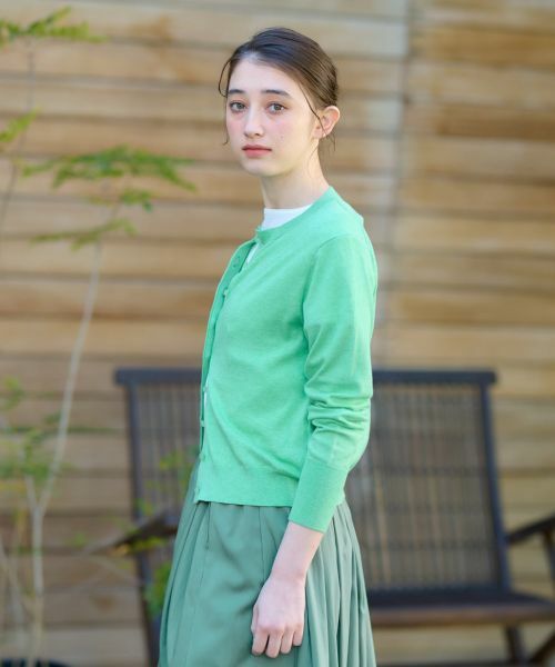 CARA O CRUZ / キャラ・オ・クルス カーディガン・ボレロ | 洗える カラーカーディガン | 詳細3