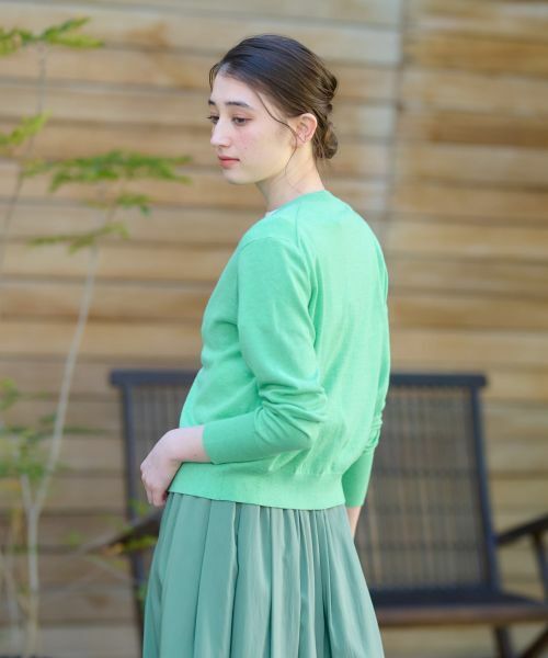 CARA O CRUZ / キャラ・オ・クルス カーディガン・ボレロ | 洗える カラーカーディガン | 詳細4