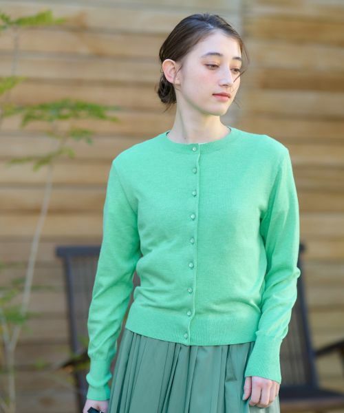 CARA O CRUZ / キャラ・オ・クルス カーディガン・ボレロ | 洗える カラーカーディガン | 詳細5