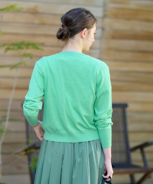 CARA O CRUZ / キャラ・オ・クルス カーディガン・ボレロ | 洗える カラーカーディガン | 詳細6