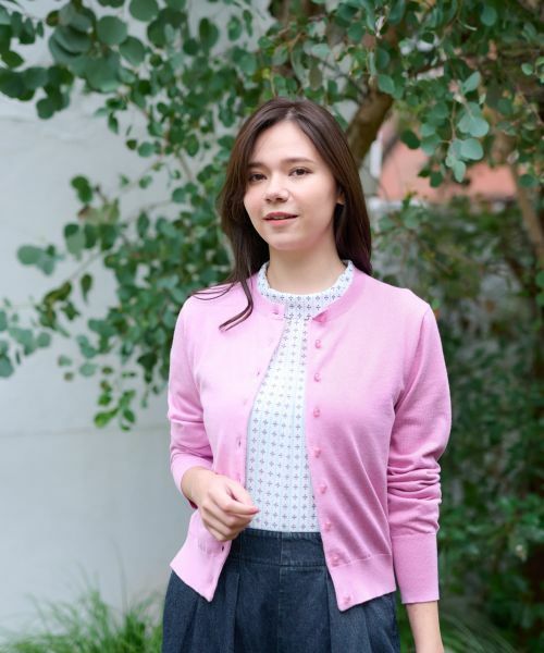 CARA O CRUZ / キャラ・オ・クルス カーディガン・ボレロ | 洗える カラーカーディガン | 詳細7