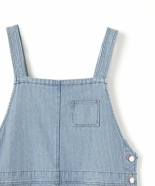 CARA O CRUZ / キャラ・オ・クルス ロング・マキシ丈ワンピース | 洗える ヒッコリーのジャンパースカート | 詳細26