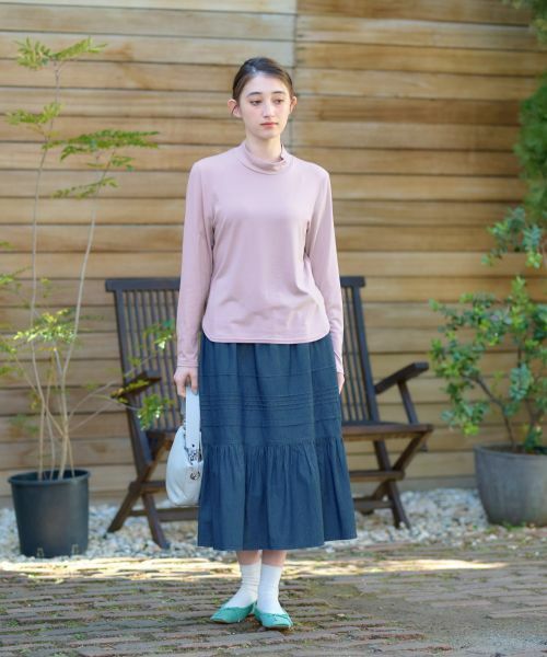 CARA O CRUZ / キャラ・オ・クルス カットソー | 洗える ハイネックカットソー | 詳細14