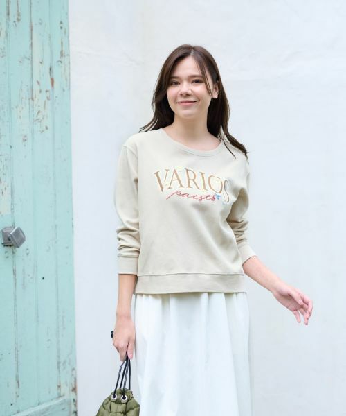 CARA O CRUZ / キャラ・オ・クルス スウェット | 洗える ロゴトレーナー | 詳細8