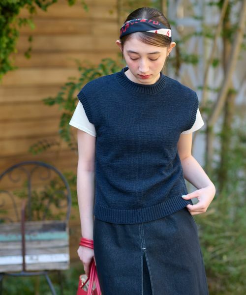 CARA O CRUZ / キャラ・オ・クルス テーラードジャケット | ニットベスト | 詳細3