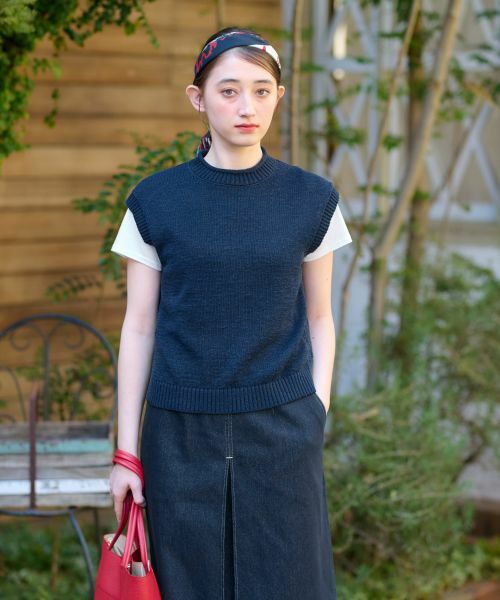 CARA O CRUZ / キャラ・オ・クルス テーラードジャケット | ニットベスト | 詳細4