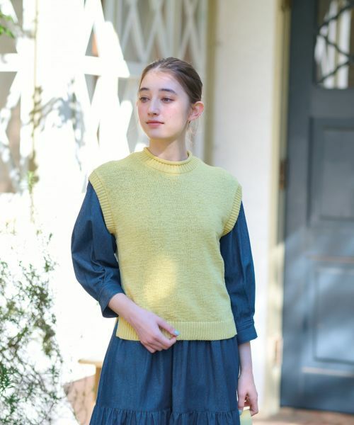 CARA O CRUZ / キャラ・オ・クルス テーラードジャケット | ニットベスト | 詳細7