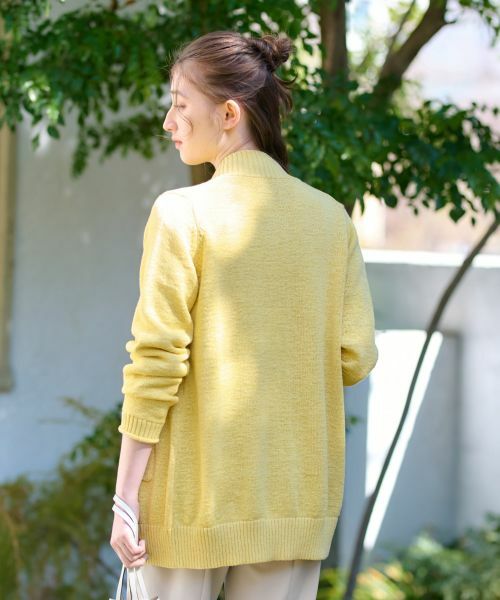 CARA O CRUZ / キャラ・オ・クルス カーディガン・ボレロ | スタンドカラーのカ−ディガン | 詳細10