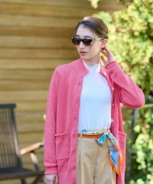 CARA O CRUZ / キャラ・オ・クルス カーディガン・ボレロ | スタンドカラーのカ−ディガン | 詳細11