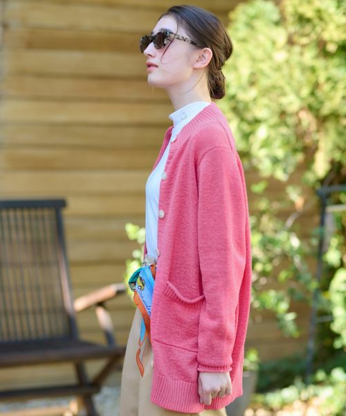 CARA O CRUZ / キャラ・オ・クルス カーディガン・ボレロ | スタンドカラーのカ−ディガン | 詳細15