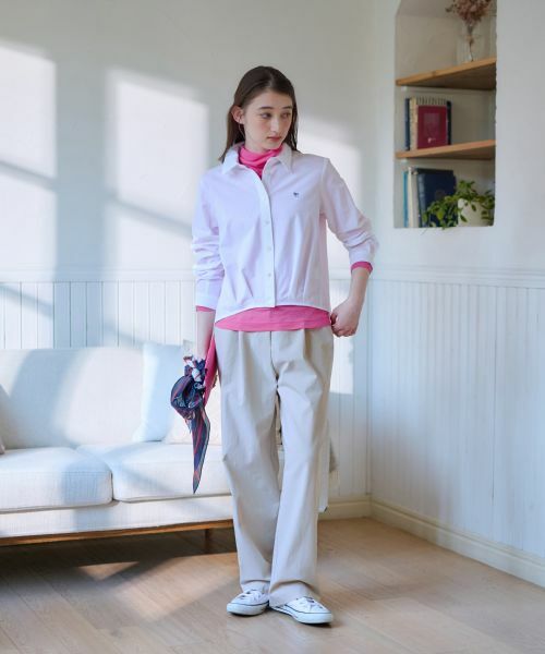 CARA O CRUZ / キャラ・オ・クルス その他パンツ | 洗える ウエスト伸縮タックパンツ | 詳細25