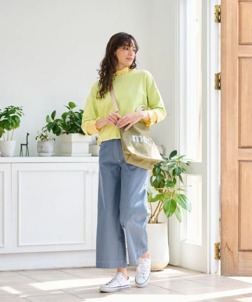 CARA O CRUZ / キャラ・オ・クルス その他パンツ | 洗える 後ろウエストゴム ワイドパンツ【セットアップ】 | 詳細27