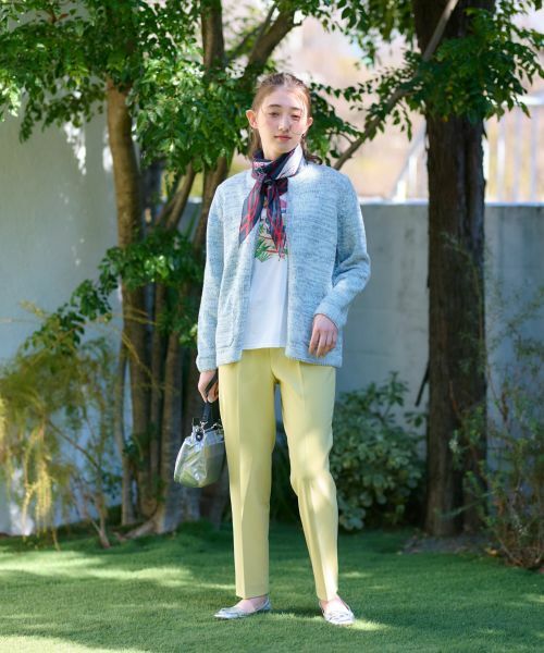 CARA O CRUZ / キャラ・オ・クルス その他パンツ | 洗える ウエストゴムセンターブレスパンツ | 詳細22