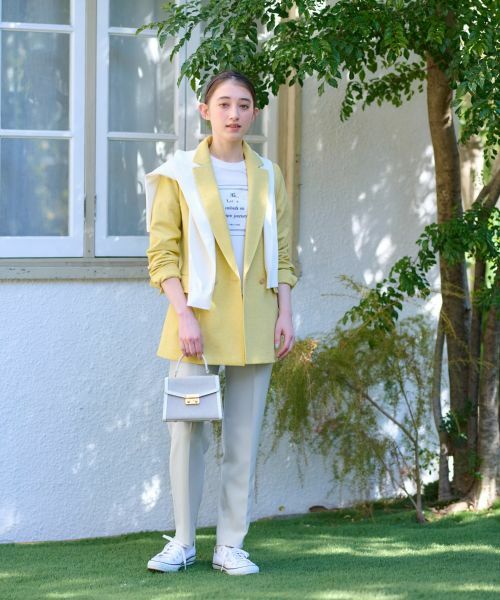 CARA O CRUZ / キャラ・オ・クルス その他パンツ | 洗える ウエストゴムセンターブレスパンツ | 詳細28