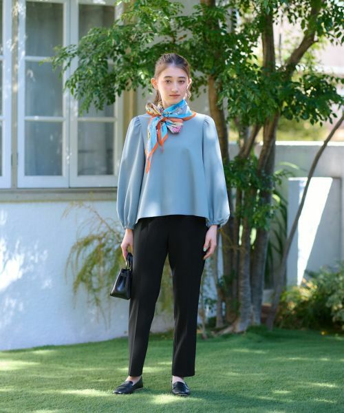 CARA O CRUZ / キャラ・オ・クルス その他パンツ | 洗える ウエストゴムセンターブレスパンツ | 詳細30