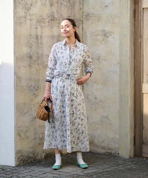 CARA O CRUZ / キャラ・オ・クルス シャツ・ブラウス | プリントブラウス【35th】【産地ナブル】【セットアップ】 | 詳細10